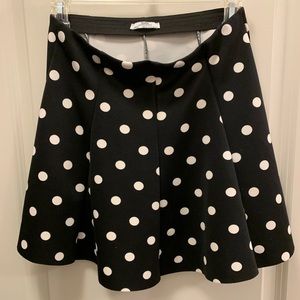 polka dot skirt